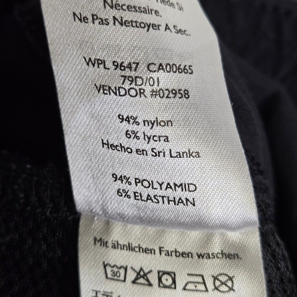 Eddie Bauer First Accent Guide Pro Capri Pants Gorpcore Hiking Black T8 Flaw - Picture 5 of 11